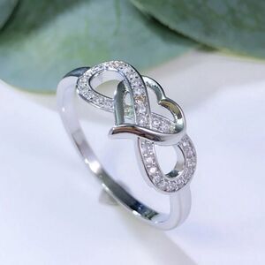 3for$20 NWT 1pc Fashionable Exquisite Infinity Symbol & Heart Shaped Ring